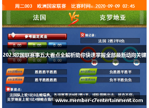 2023欧国联赛事五大看点全解析助你快速掌握全部最新动向关键 2023欧国联赛事五大看点全解析助你快速掌握全部最新动向关键